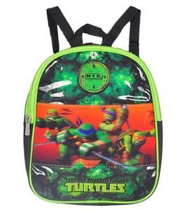 Teenage Mutant Ninja Turtles Kids Boys School Mini Backpack Bag New 3