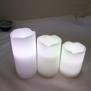 Remote Control 12 Color LED Vanilla Flameless Birthday Party Wax Candles