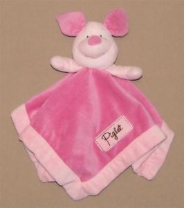Kids Line Pink Piglet Velour Security Blanket Baby Lovey Kidsline Plush Toy