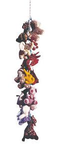 Stuffed Animal Hanging Organizer Toy Storage Chain Rack Wall or Ceiling Mount