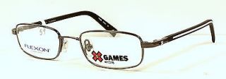X Games Kid's Corkscrew Gunmetal Full Rim Eyeglass Frames Inv S9