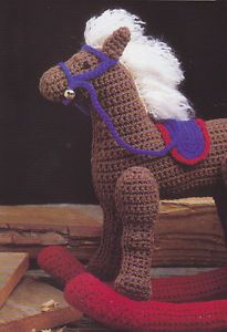 Crochet Pattern Rocking Horse Toy Instructions