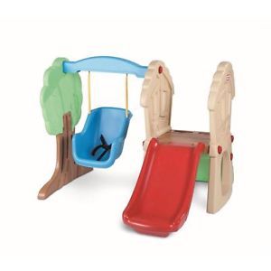 Little Tikes Hide Seek Climber and Swing Kid's Children's Outdoor Play Gym Toy