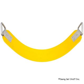 Swing Seat Polymer Belt w Chain Hook Set Toy Fun Park Kids Fun Commercial 0129