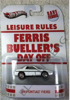 Hot Retro Entertainment '84 Pontiac Fiero Ferris Bueller's Day Off Hotwheels