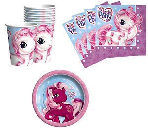My Little Pony Birthday Party Supplies Plates Napkins Cups Set for 8 or 16 New