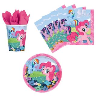 My Little Pony Birthday Party Supplies Plates Napkins Cups Set for 8 or 16 New