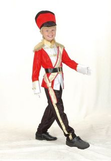 Kid's Toy Soldier Christmas Nutcracker Fancy Dress Party Costume Dress Up Outfit