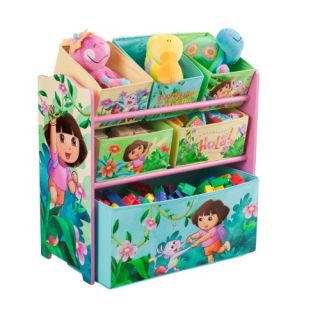 Nickelodeon Dora The Explorer Multi Bin Toy Organizer Brand New 