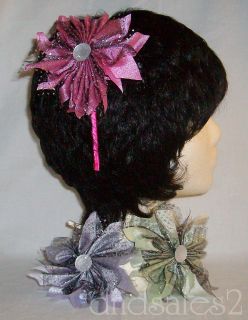 Pinwheel Baby's Breath Flower Hair Headband 6272 Available in 6 Colors