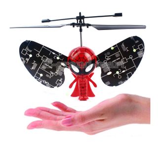 New Infrared Remote Control RC Flying Mini Alien with Light Kids Toys DY2018 G