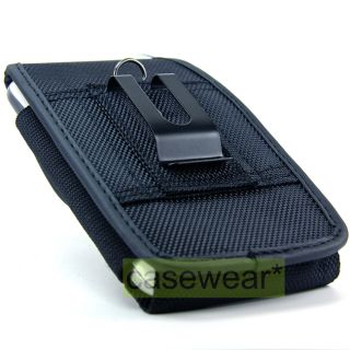 Heavy Duty Vertical Pouch for Apple iPhone 5 Belt Clip Case Holster Black