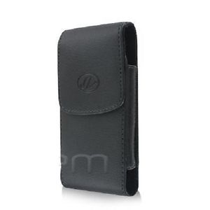 New Black Leather Belt Clip Vertical Holster Pouch Case for Apple iPhone 5