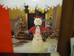 Home Accents Holiday 60 in Tinsel Snowman