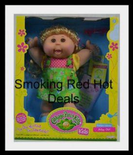 New Cabbage Patch Kids Artsy Girl Raquel Bree Doll May 29th Blonde Hair Premiere
