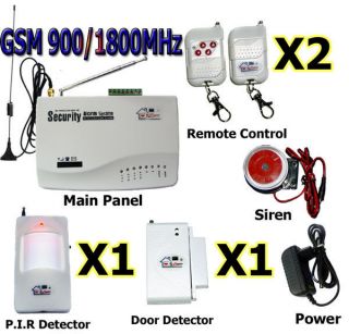 New Wireless Home GSM Security Alarm System Alarms SMS Call Autodial