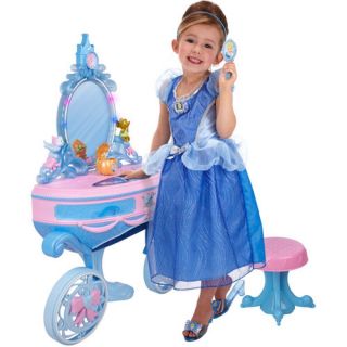 Disney Princess Vanity Set Kids Present Pretend Play Cinderella Salon Fun Kids