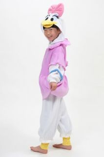 Disney Daisy Duck Costumes for Kids KIGURUMI Japanese Pajamas Halloween Costumes