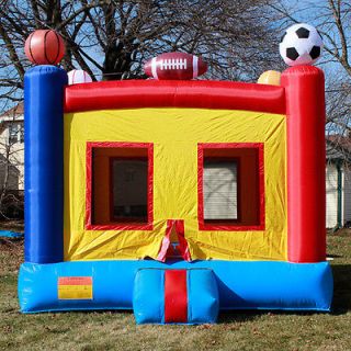 Sports Inflatable Bounce House Commercial Grade Bouncy Jump Moonwalk with Blower