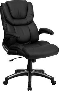 Best Heavy Duty High Back Leather Executive Desk Office Chair Ergonomic Swivel