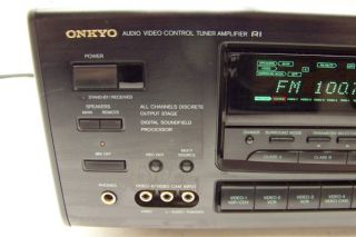 Onkyo TX SV717PRO Dolby Prologic Home Theater Stereo Receiver Amplifier