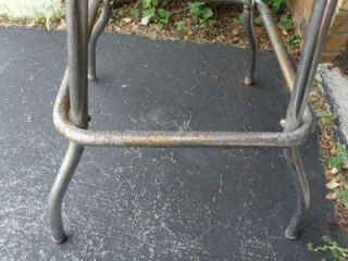 Vtg Cosco Metal Red High Chair Stainless Steel Tray