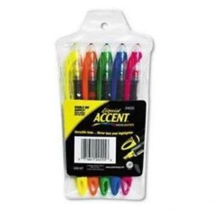 Sharpie Accent Liquid Style Highlighters 5 Color Set