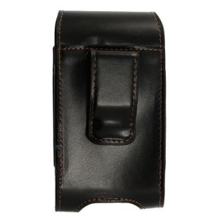 AGF Universal Premium Leather Holster Black Protective Case Cover Belt Clip New