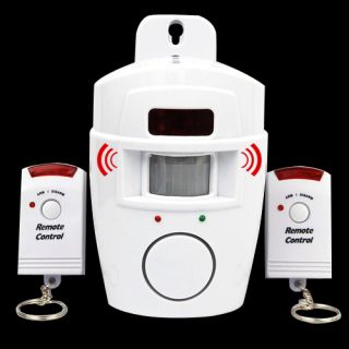 Mini IR Motion Sensor Detector Alarm Garage Home Security System Wireless Remote