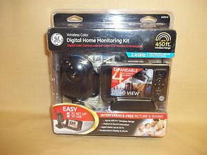 GE Wireless 2 4 GHz Color Camera Digital Home Monitoring Kit 45255 Brand New