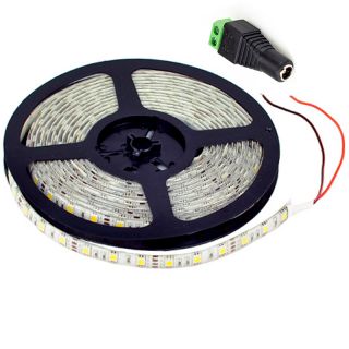 5M 5050 Cool Warm White Red Blue Green 300LED SMD Waterproof Light Strip Lamp