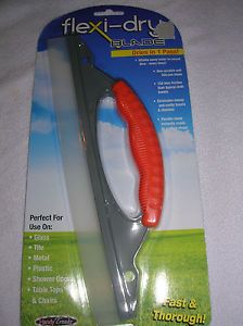 New Squeegee Flexi Dry Silicone Blade One Pass Handle Auto Home 