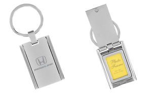 Honda Ridgeline Picture Frame Keychain with Mirror Frame Key Chain Ring