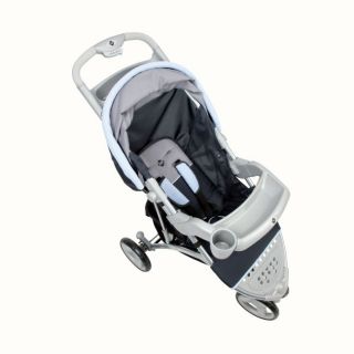 Safety 1st 3 Ease Wheel Baby Stroller Car Seat Travel Set Midnight TR215MDN