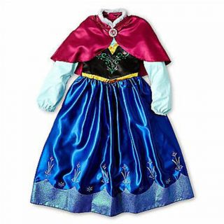 New Disney Frozen Princess Anna Costume Size L 10 