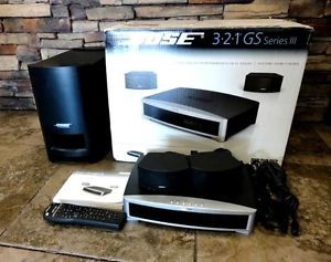 Bose 3 2 1 GS Series III 2 1 Channel Home Theater System in Box Very Nice 017817493475