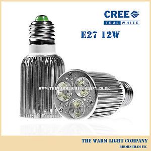 CREE Dimmable E27 Screw 6W 9W 12W LED Spotlight Lamps Light Bulbs Day Cool White