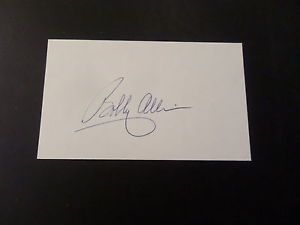 Richard Petty Racing Legend Signed Index Card w C O A