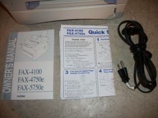 Brother Intellifax 4750e Business Class Laser Fax Super G3 33 6 Kbps