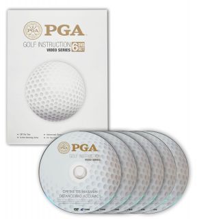 PGA Golf Instruction Series 6 Pack DVD Set Brand New Free Ground Shipping 609613410703