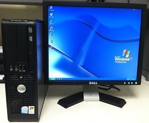 Dell Optiplex 745 Desktop Computer 17" LCD Monitor