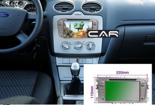 Ford Focus Mondeo s Max Radio 2Din GPS 7"HD 3D DVD Pip Dual iPod Bluetooth USB