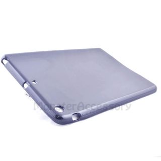 Piano Black Soft Gel Skin Cover Case for iPad Mini