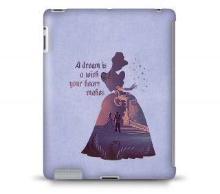 Cinderella Disney Princess Hard Cover Case for iPad Kindle Galaxy Tab Nexus