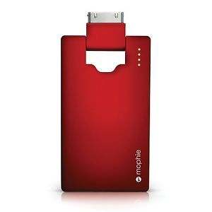 Mophie Juice Pack Plus Portable Backup Battery for Apple iPhone iPod Red