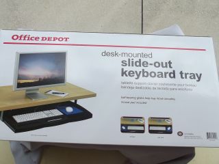 Computer Keyboard Tray Office Depot New in Box