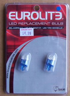 Eurolite 194 Blue LED Light Bulbs Pair