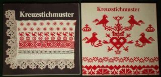 Book German Cross Stitch Patterns Ethnic Embroidery Historic Textile Antique Art