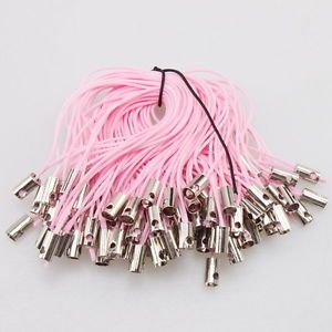 100x Wholesale New Cellphone Strap Pink Lariat Lanyards Fit Findings 5cm 130130
