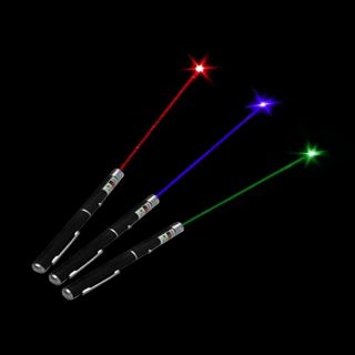 3pcs Laser Pointer Green Blue Violet Red Combo Pen Beam 5mW Fast USA SHIP